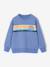 Sweat garçon col rond rayures graphiques blanc chiné+bleu grisé 7 - vertbaudet enfant 
