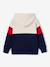 Sweat capuche garçon colorblock rouge 3 - vertbaudet enfant 