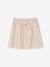 Jupe tournante imprimée fille beige+blanc imprimé+bleu chambray+rose pâle 1 - vertbaudet enfant 