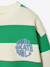 Sweat garçon rayé motif placé pistache+rayé jaune 5 - vertbaudet enfant 
