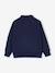 Sweat zippé garçon col camionneur marine+rouge 2 - vertbaudet enfant 