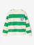 Sweat garçon rayé motif placé pistache+rayé jaune 3 - vertbaudet enfant 