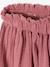 Jupe fille en gaze de coton beige+bleu grisé+rose+vert sauge+vieux rose+violet 20 - vertbaudet enfant 