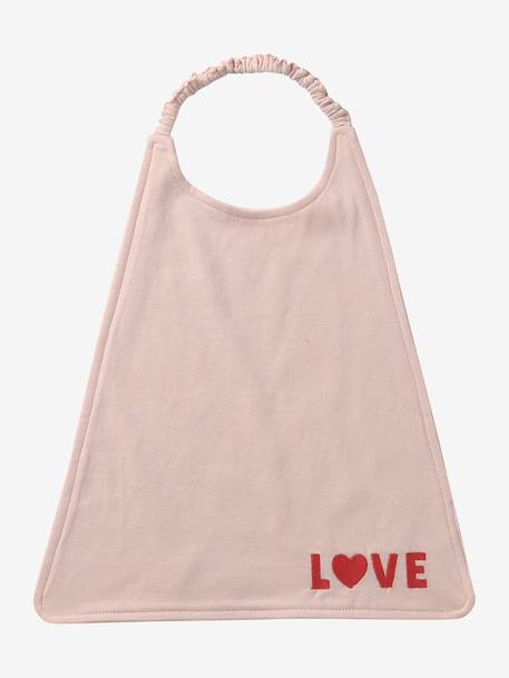 Lot 3 grands bavoirs Achille+Mon coeur+vert sauge 8 - vertbaudet enfant 