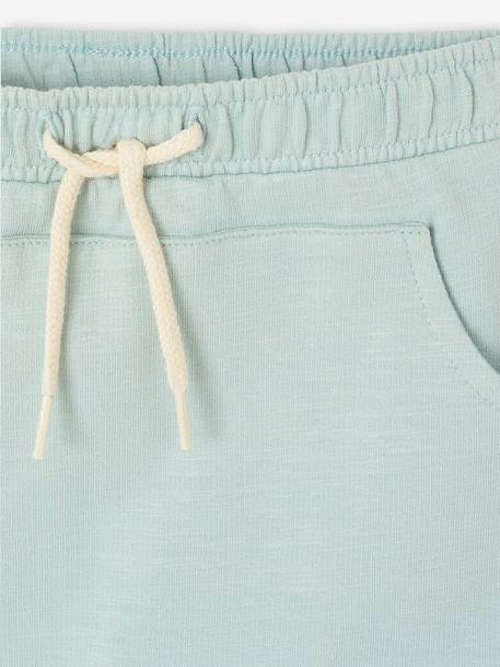 Bermuda bébé garçon en molleton bleu grisé+caramel+marine grisé 3 - vertbaudet enfant 