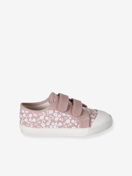 Baskets fille à scratchs rose imprimé+vert sauge 2 - vertbaudet enfant 