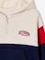 Sweat capuche garçon colorblock rouge 4 - vertbaudet enfant 
