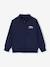 Sweat zippé garçon col camionneur marine+rouge 1 - vertbaudet enfant 