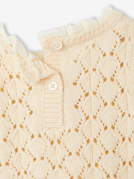 Pull bébé fille 2 en 1 écru 5 - vertbaudet enfant 