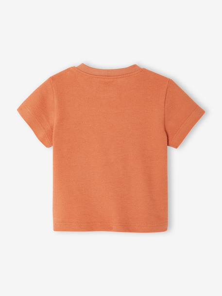 T-shirt bébé garçon coton bio noisette 3 - vertbaudet enfant 
