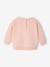 Sweat-shirt bébé fille message imprimé rose poudré+vanille 2 - vertbaudet enfant 