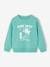 Sweat garçon fantaisie blanc chiné+bleu pâle+ocre+vert 10 - vertbaudet enfant 