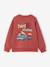 Sweat col rond garçon manches lo bois de rose+jaune pastel 3 - vertbaudet enfant 