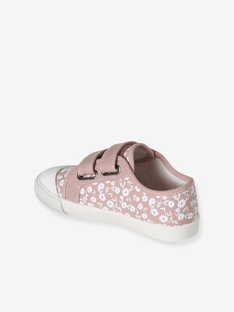 Baskets fille à scratchs rose imprimé+vert sauge 3 - vertbaudet enfant 