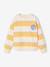 Sweat garçon rayé motif placé pistache+rayé jaune 8 - vertbaudet enfant 