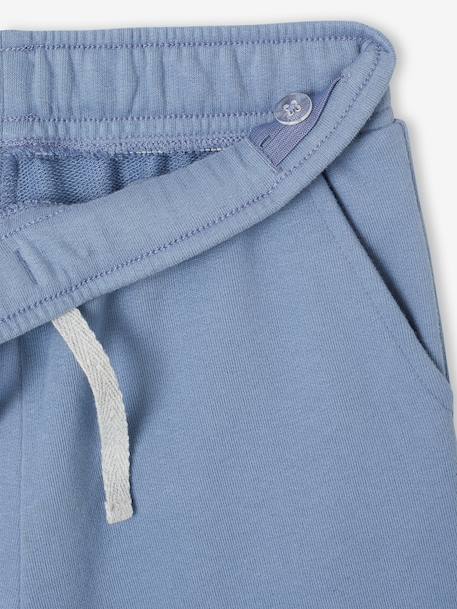 Bermuda garçon en molleton bleu chambray+kaki+marine grisé+noix de pécan 2 - vertbaudet enfant 