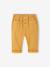 Pantalon bébé taille élastiquée caramel+vanille 1 - vertbaudet enfant 