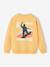Sweat col rond garçon manches lo bois de rose+jaune pastel 8 - vertbaudet enfant 