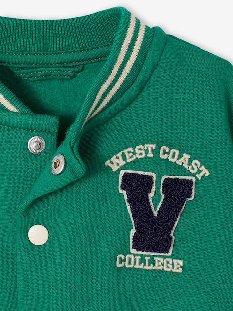 Blouson teddy bébé en molleton vert 4 - vertbaudet enfant 
