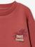 Sweat col rond garçon manches lo bois de rose+jaune pastel 4 - vertbaudet enfant 