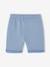 Bermuda garçon en molleton bleu chambray+kaki+marine grisé+noix de pécan 3 - vertbaudet enfant 