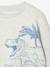 Sweat garçon fantaisie blanc chiné+bleu pâle+ocre+vert 3 - vertbaudet enfant 