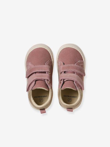 Chaussures premiers pas bébé velcro beige imprimé+bleu imprimé+bois de rose+bronze+lot rose+mauve+or+rose+rose imprimé+rose poudré+turquoise+vert imprimé 51 - vertbaudet enfant 