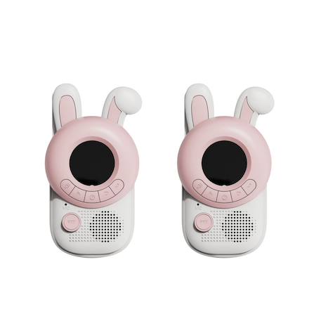 Talkie-walkie lapin Blanc, rose 1 - vertbaudet enfant 