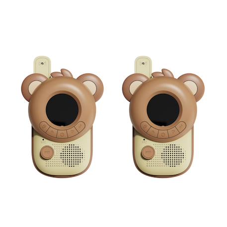 Talkie-walkie ours Marron, beige 1 - vertbaudet enfant 