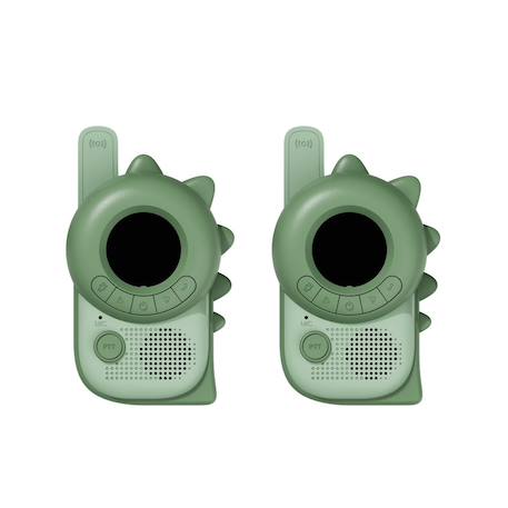 Talkie-walkie dino Vert, noir 1 - vertbaudet enfant 