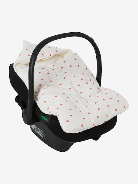 Nid d'ange enveloppant en coton Bord de mer+Cherry+Dans les bois+imprimé grenier+Mon coeur 28 - vertbaudet enfant 