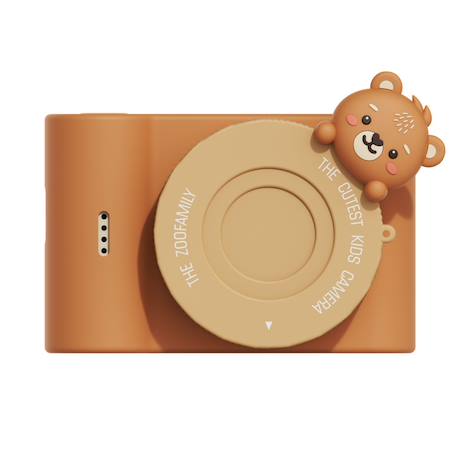 Appareil photo urbain ours Marron, beige 1 - vertbaudet enfant 