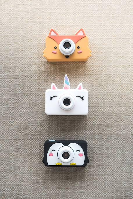 Appareil photo pingouin Noir, blanc, rose 5 - vertbaudet enfant 