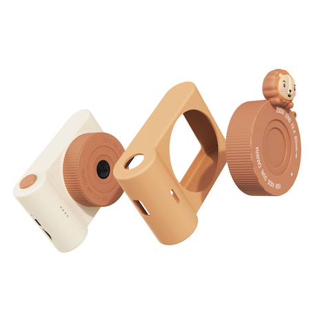 Appareil photo urbain lion Orange, marron, blanc 6 - vertbaudet enfant 