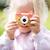 Appareil photo renard Orange, noir, rose 5 - vertbaudet enfant 