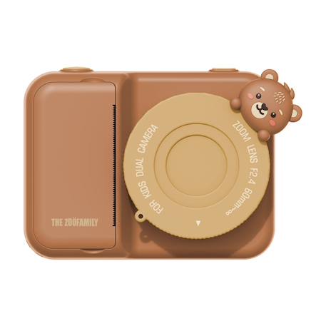 Appareil photo d'impression ours Marron, beige, noir 1 - vertbaudet enfant 