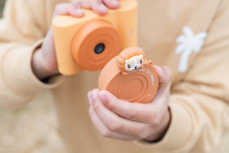Appareil photo urbain lion Orange, marron, blanc 2 - vertbaudet enfant 