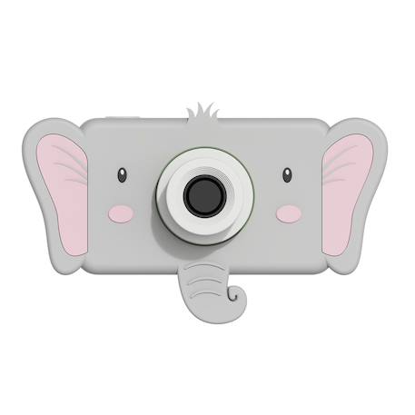 Appareil photo eléphant Gris, rose, noir 1 - vertbaudet enfant 