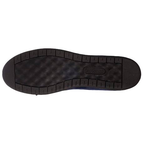 Chaussons ballerines en microvelours avec un détail nœud Marine 4 - vertbaudet enfant 