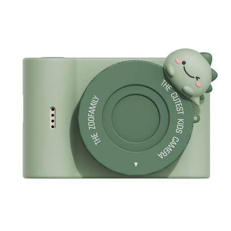 Appareil photo urbain dino Vert, rose, noir 1 - vertbaudet enfant 