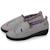 Chaussons charentaises ultra confortables et légères, faciles à enfiler, talon de 4,5 cm Gris chiné 1 - vertbaudet enfant 