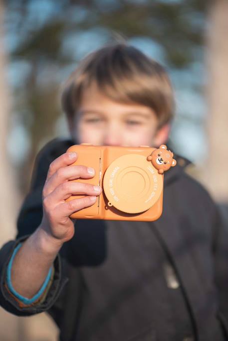 Appareil photo d'impression ours Marron, beige, noir 2 - vertbaudet enfant 