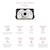 Appareil photo pingouin Noir, blanc, rose 3 - vertbaudet enfant 