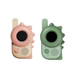 Jouet-Talkie-walkie dino rose x dino vert
