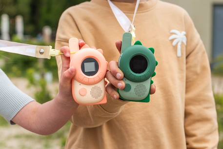 Talkie-walkie dino rose x dino vert Rose, vert 2 - vertbaudet enfant 