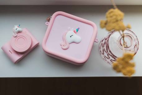 Appareil photo urbain licorne Rose, blanc, bleu 6 - vertbaudet enfant 