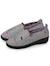 Chaussons charentaises ultra confortables et légères, faciles à enfiler, talon de 4,5 cm Gris chiné 6 - vertbaudet enfant 