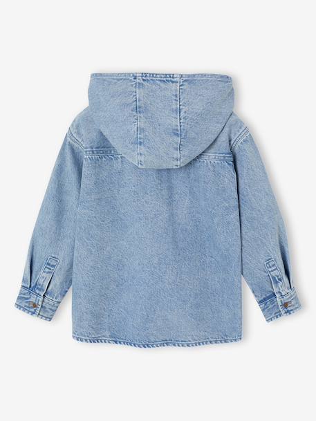 Chemise garçon en denim double stone 3 - vertbaudet enfant 