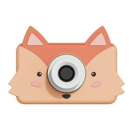Appareil photo renard Orange, noir, rose 1 - vertbaudet enfant 
