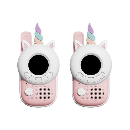 Talkie-walkie licorne Rose, blanc, bleu 1 - vertbaudet enfant 